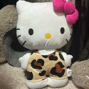 Hello kitty Walmart leopard print plush!